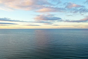 Fototapeta premium background texture sea drone view, blue waves summer nature abstract