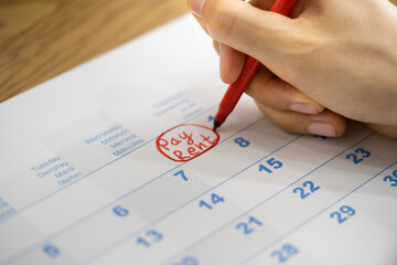 Rent Pay Due Date In Calendar