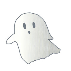 おばけのキャラクター_デフォルメ_正方形