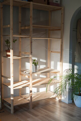 room, wood, plant, shelf, interior design, furniture, indoors, table, hardwood, desk, chair,...