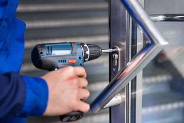 Locksmith Man Repairing