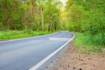 Der Steinheimer Weg von Lämmerspiel nach Hanau/ Steinheim in den frühen Morgenstunden