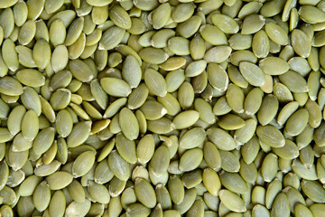 Green color raw whole hulled pumpkin seeds