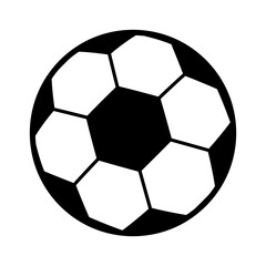 Soccer, football ball symbol, single goal isolated design vector illustration, web game  object