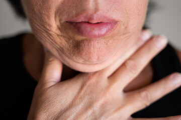 Fototapeta premium Face With Double Chin