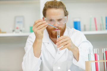 man working in a lab