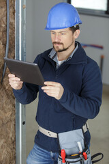 business building industry technology and people concept