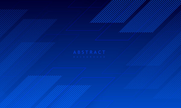 dark blue background with abstract square shape, dynamic and sport banner concept.