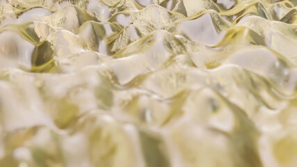 abstract wave surface. transparent deformed plane. 3d render illustration