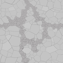 vector seamless gray stone wall texture - 433826635