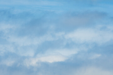 Clear blue sky and white clouds