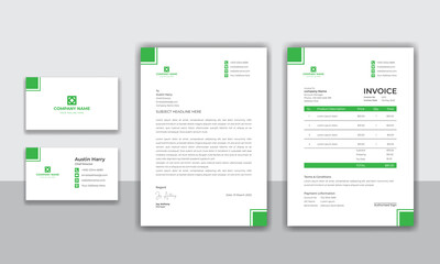 Corporate identity modern business stationery design