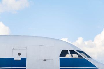 Fototapeta na wymiar aircraft fuselage