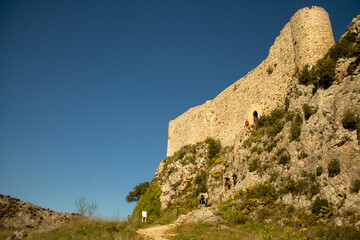 Spring flowers and landscapes in northern Spain