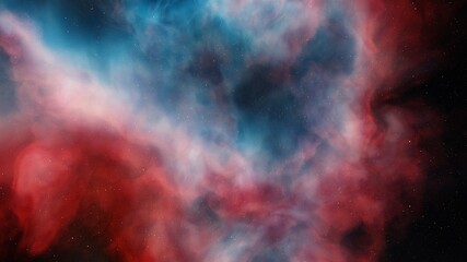 Fototapeta na wymiar Beautiful nebula in cosmos far away 3d rendering
