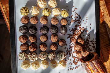 Candy and chocolate for decoration
