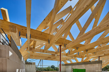 Obraz premium dachstuhl