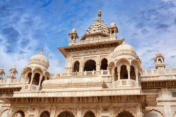 Ancient Jaswant Thada cenotaph, a mausoleum for the kings of Marwar dynasty in Jodhpur, Rajasthan, India