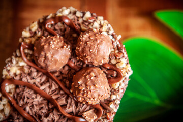 Gourmet Chocolate Easter eggs dessert