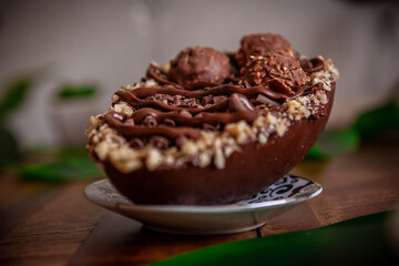 Gourmet Chocolate Easter eggs dessert