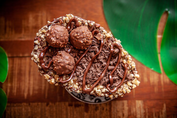 Gourmet Chocolate Easter eggs dessert