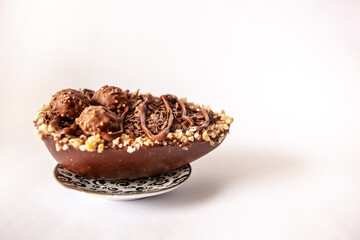 Gourmet Chocolate Easter eggs dessert