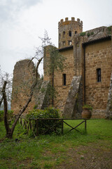 La Badia, abbey of Saints Severus and Martyrdom in  Orvieto, Umbria, Italy