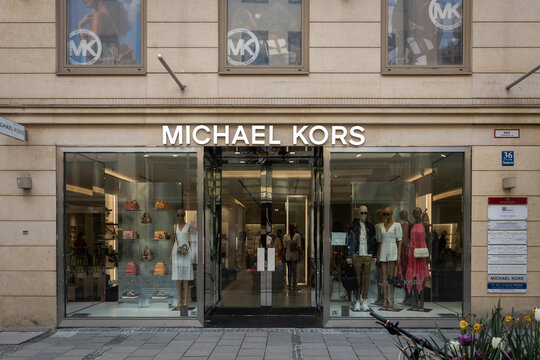 Michael Kros store sign in Munich town center