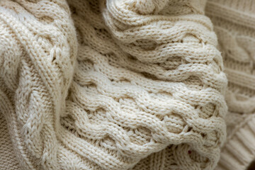 knitted wool texture