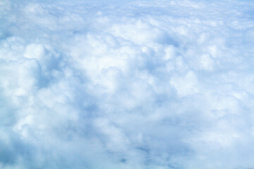 The clouds view from the aeroplane windows
