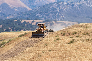 Dozer Fire Breaks, Fire Prevention, Tractors