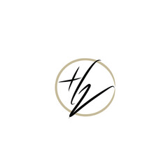 Hz handwritten logo for identity