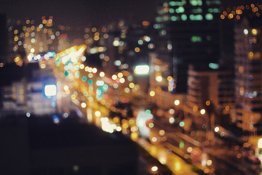 City Lights on Vi&ntilde;a Del Mar, Chile