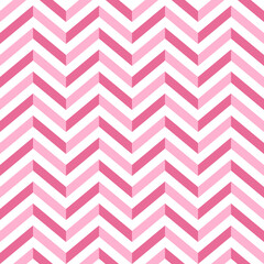 pink chevron seamless vector pattern