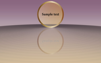 フレーム素材　波紋と綺麗なグラデーション　スキンカラー