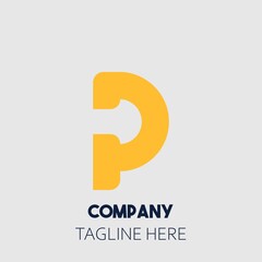 P Letter Logo Template vector icon illustration design