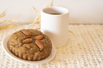 cup of coffee and cookies