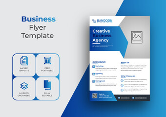 Business flyer template design, vector file, Flyer Template, business poster layout, Company flyer, corporate banners, and leaflets