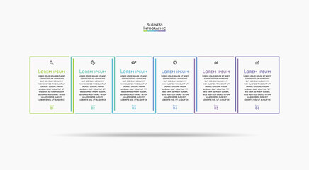 Business data visualization. timeline infographic icons designed for abstract background template milestone element modern diagram process technology digital marketing data presentation chart Vector