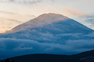 clouds over the mountains