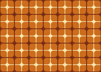 Abstract. 60s colorful seamless pattern, retro style geometric vintage background. vector. illustration.