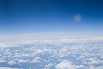 clouds view from the plane