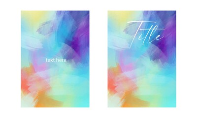 Abstract watercolor background for invitation paper printing, posters, and graphic designs. Print art for a beautiful minimalist wall. Book cover or banner concept. Trend vector.