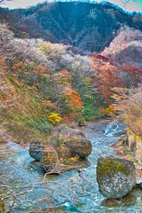 秋の二口峠（宮城県～山形県）