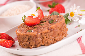 Strawberry risotto.