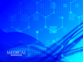 Blue healthcare and medical background with plus sign