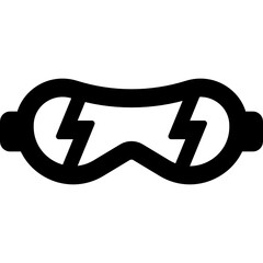 goggles icon vector