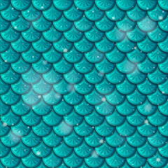 Fish scale seamless pattern background © GraphicsRF