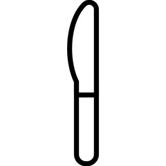 bread knife icon vector