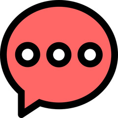 chat bubble icon vector